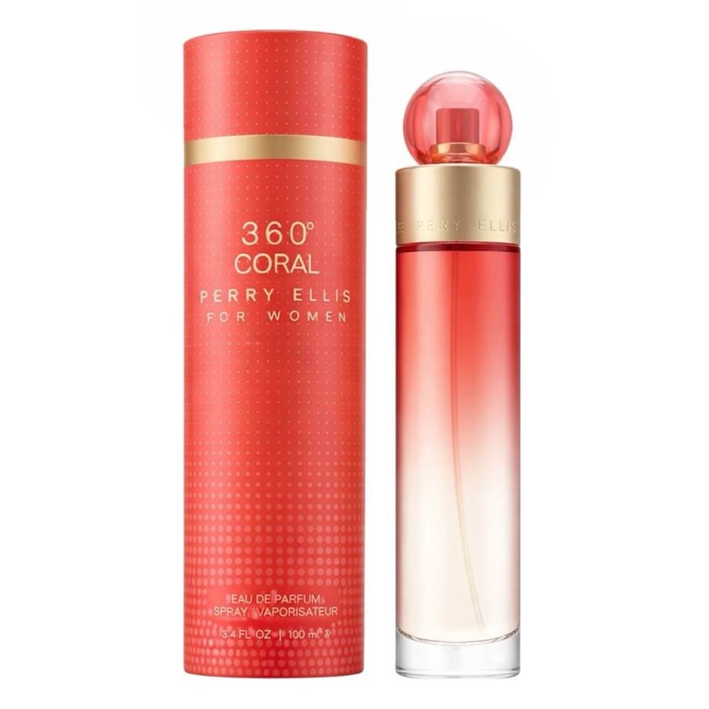 PERRY ELLIS 360• CORAL EAU DE PARFUM 100ML - BRAND NEW
